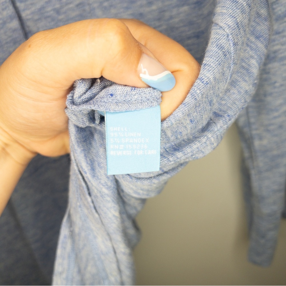 J. Mclaughlin Linen Button Down Collared Blouse - image 5